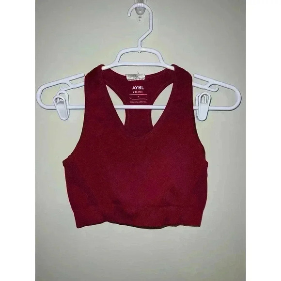 SOLD AYBL red sports bra size small - Picture 1 of 5